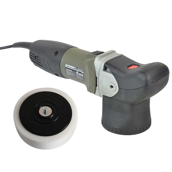 Hardin Random Orbital Polisher, 1800- 7000 RPM, 7 Amp, 800 Watt with 6 Inch White Polishing Pad HVRO-38K - main